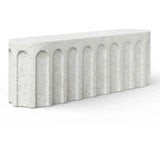 Atlas Concrete Made Outdoor Bench-Outdoor Benches-Urbia-Ivory Terrazzo-LOOMLAN