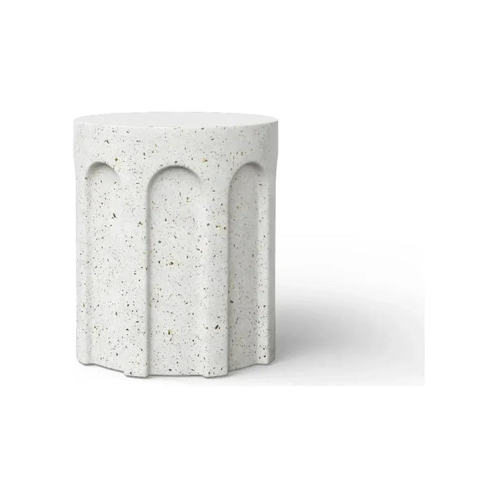 Atlas Concrete Made Outdoor Stool - LOOMLAN