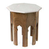 Atlas Small Marble Top Mid Century Modern Side Table Side Tables LOOMLAN By Jamie Young