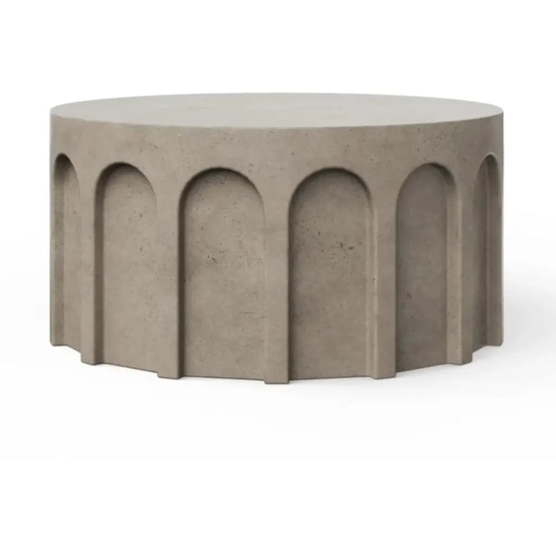 Atlas UniqueConcrete Outdoor Coffee Table-Outdoor Coffee Tables-Urbia-LOOMLAN