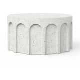 Atlas UniqueConcrete Outdoor Coffee Table-Outdoor Coffee Tables-Urbia-Ivory Terrazzo-LOOMLAN