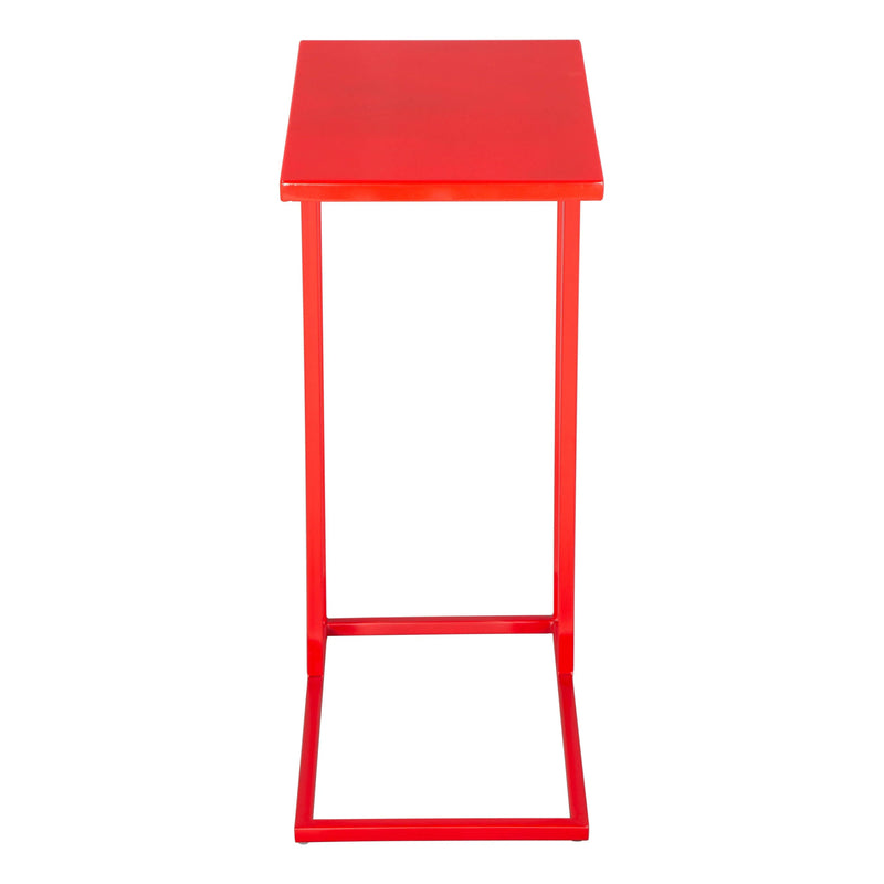 Atom Side Table Red Side Tables LOOMLAN By Zuo Modern