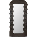 Atticus Black Floor Mirror