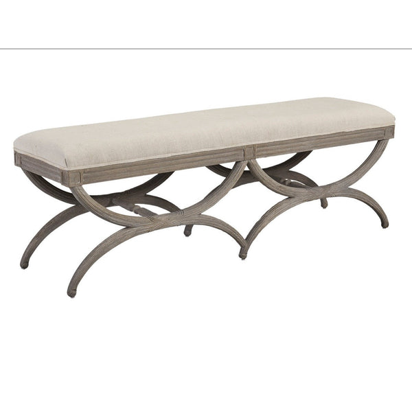 Augustine Bench-Dining Benches-Furniture Classics-LOOMLAN