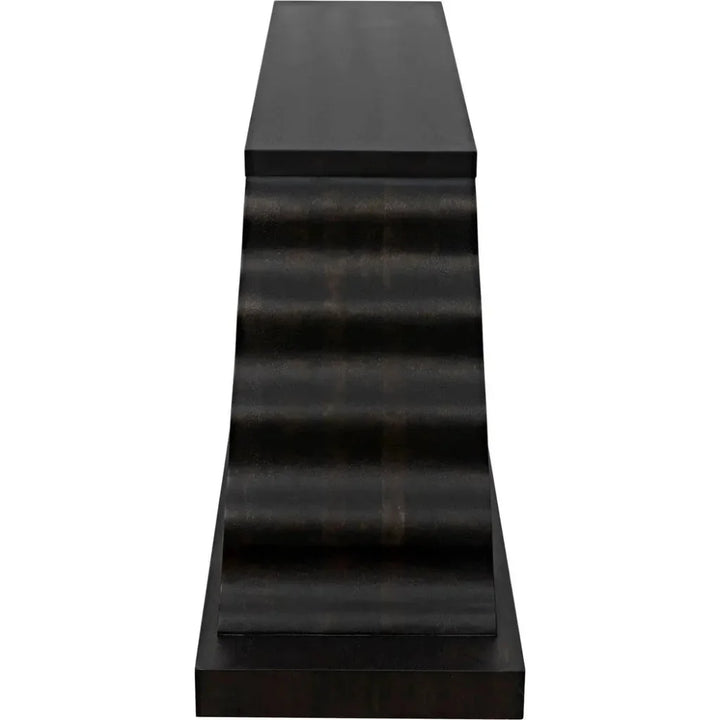 Aurora Console, Ebony Walnut - LOOMLAN - Noir - Console Tables