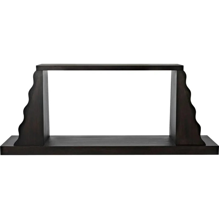 Aurora Console, Ebony Walnut - LOOMLAN - Noir - Console Tables