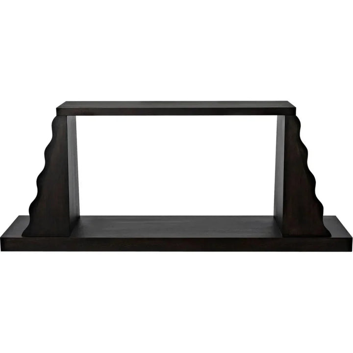 Aurora Console, Ebony Walnut - LOOMLAN - Noir - Console Tables