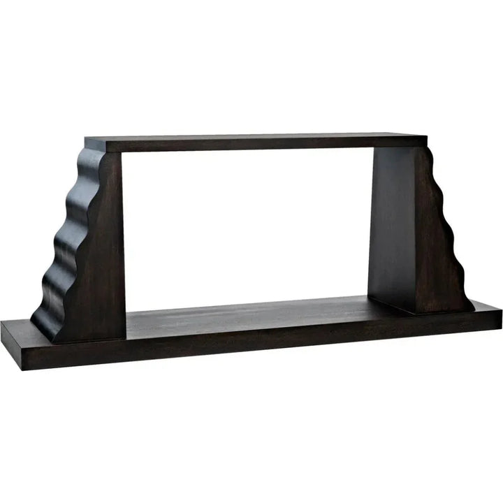 Aurora Console, Ebony Walnut - LOOMLAN - Noir - Console Tables