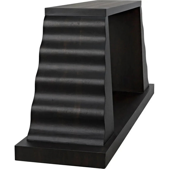 Aurora Console, Ebony Walnut - LOOMLAN - Noir - Console Tables