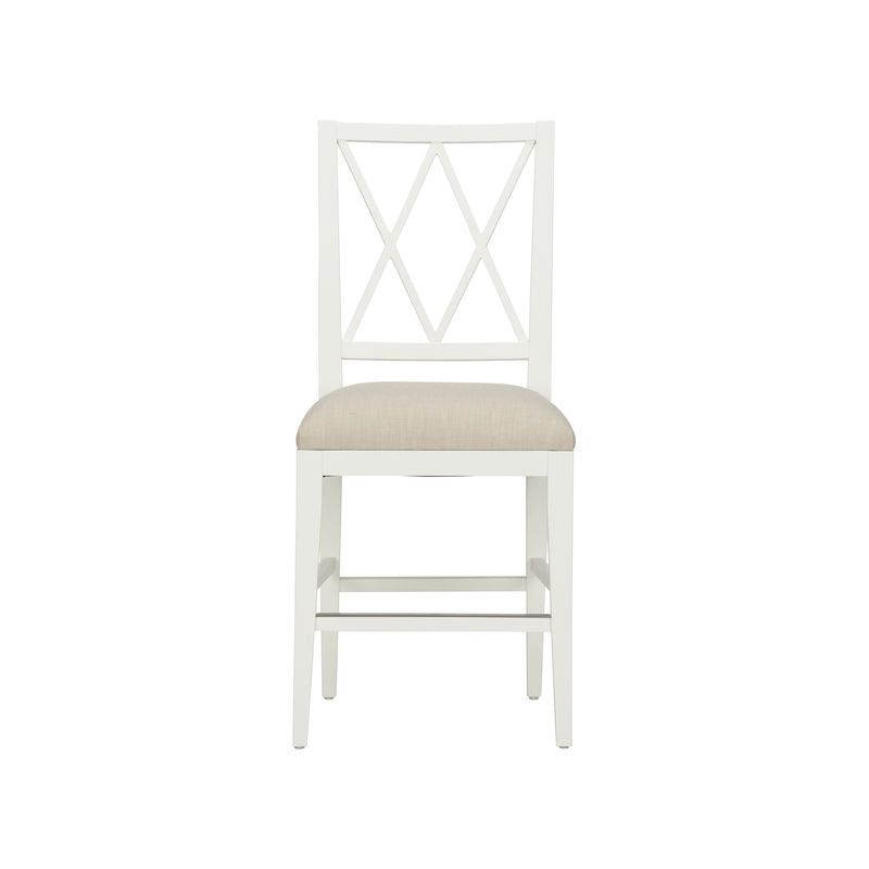 Austin White Counter Stool-Counter Stools-Chelsea House-LOOMLAN