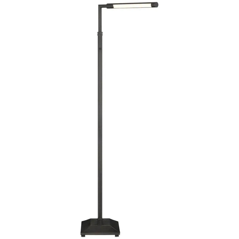 Autrand Metal and Acrylic Balck Floor Lamp