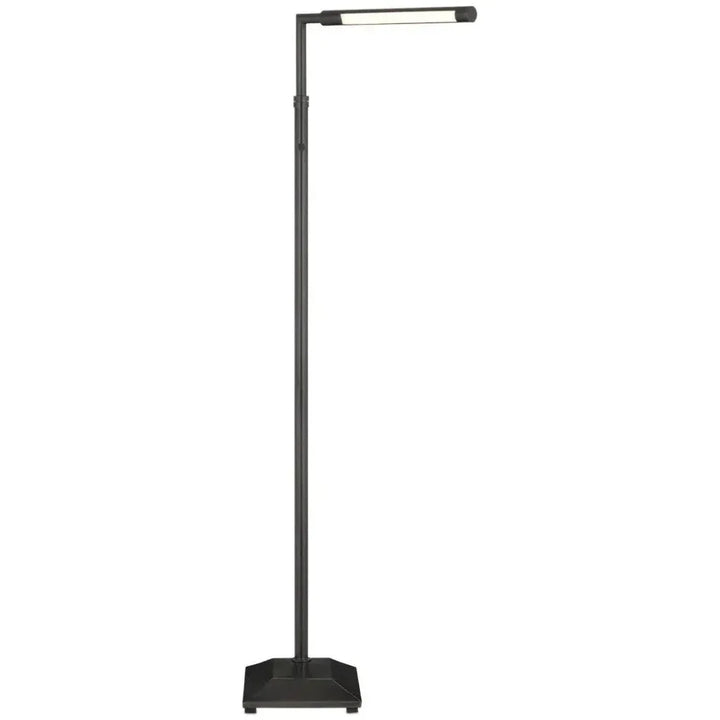 Autrand Metal and Acrylic Balck Floor Lamp-Floor Lamps-Currey & Co-LOOMLAN