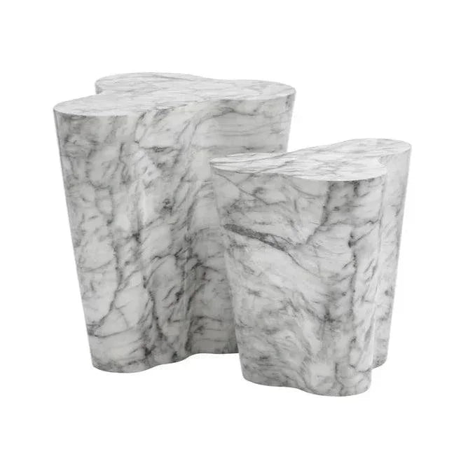 Ava Concrete Outdoor Geometric Coffee Table-Outdoor Coffee Tables-SUNPAN-LOOMLAN