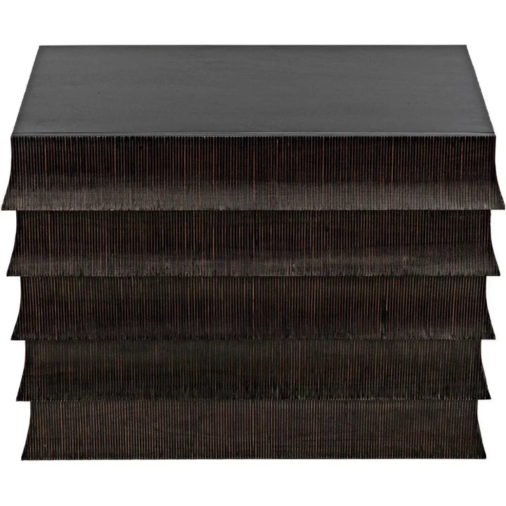 Ava Wood Black Dresser - LOOMLAN - Noir - Dressers