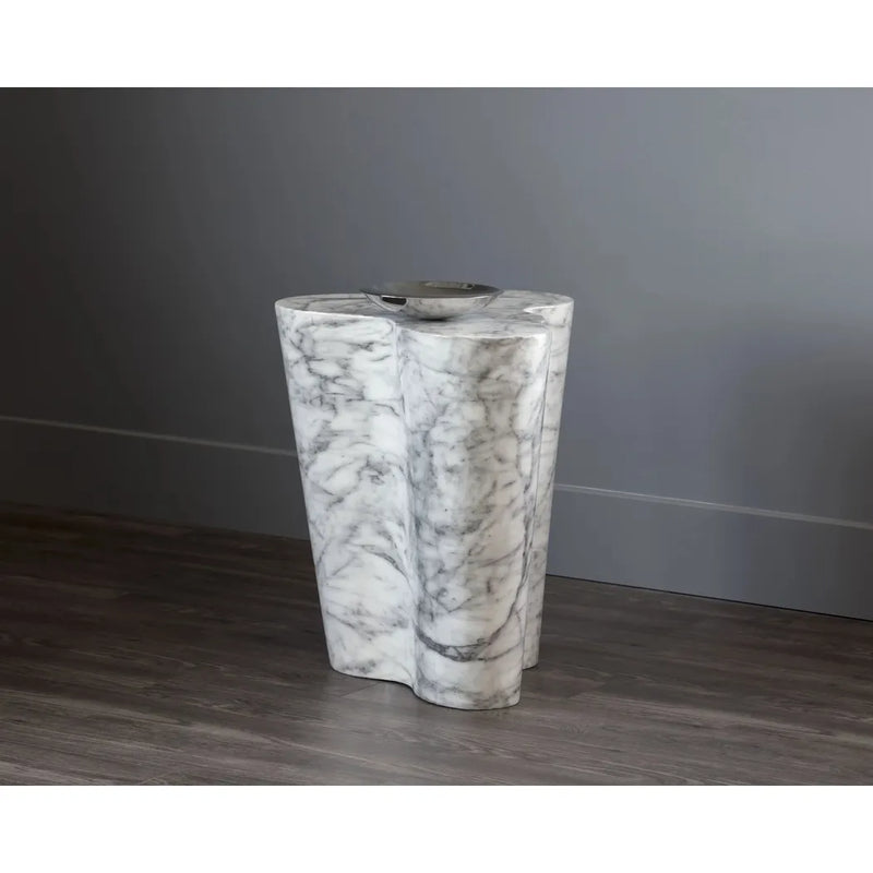 Ava Striking Designed Concrete Outdoor End Table