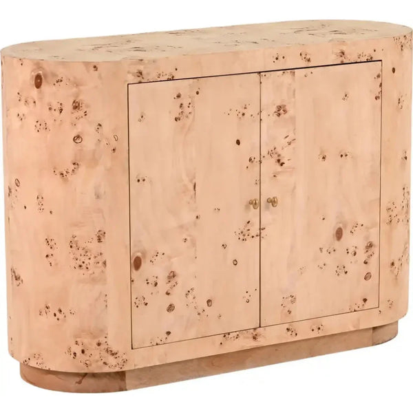 Lowen Wooden Light Brown Cabinet - LOOMLAN - LOOMLAN - Accent Cabinets