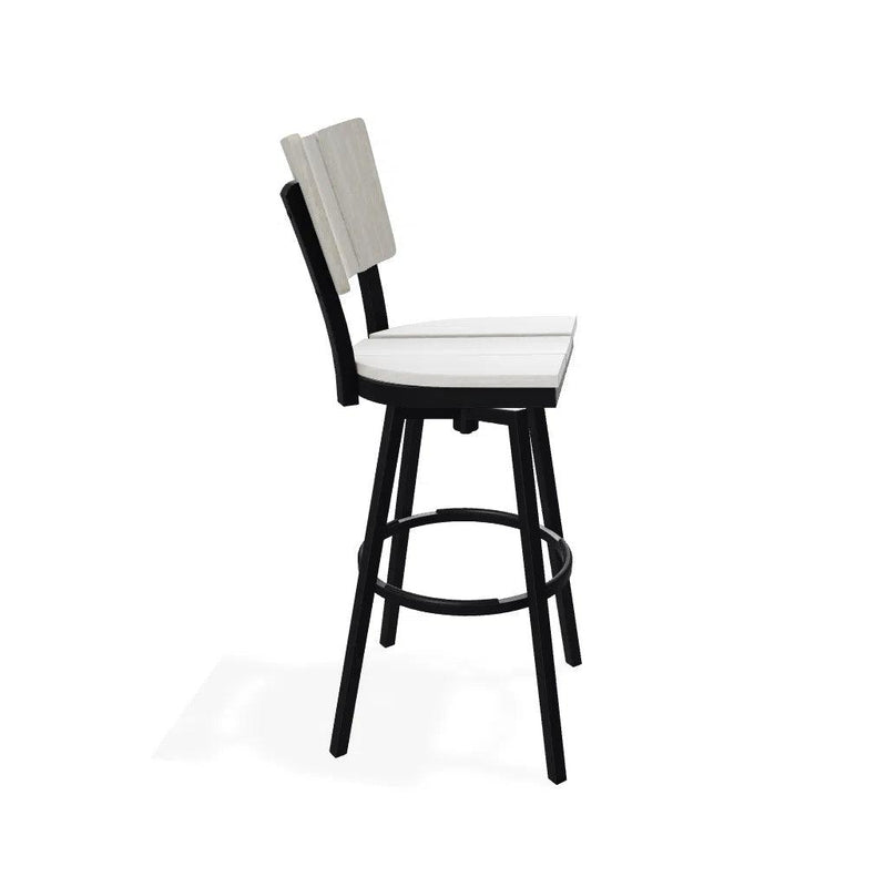 Avant MGP Aluminum Bar Height Armless Swivel Chair