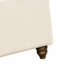 Ave Tufted Lift-Top Storage Trunk Desert Sand Linen