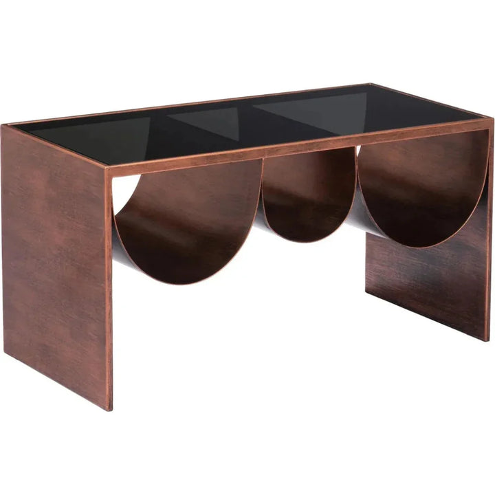 Aveiro Coffee Table Copper & Black - LOOMLAN - Zuo Modern - Coffee Tables