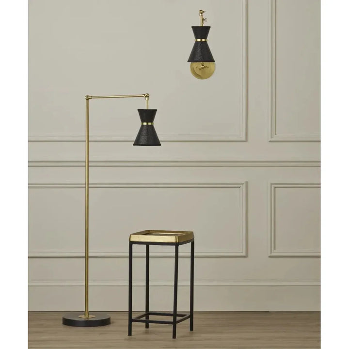 Avignon Floor Lamp-Floor Lamps-Currey & Co-LOOMLAN