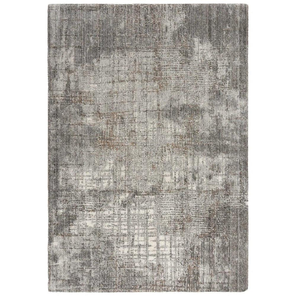 Avis Abstract Gray Large Area Rugs For Living Room - LOOMLAN - LOOMLAN - Area Rugs