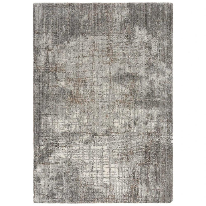 Avis Abstract Gray Large Area Rugs For Living Room - LOOMLAN - LOOMLAN - Area Rugs