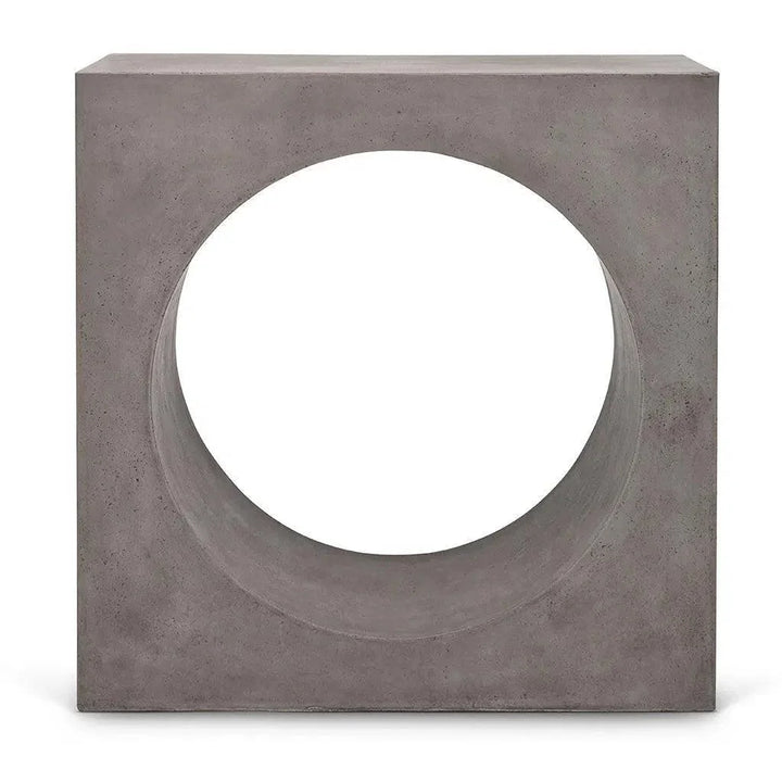 Avva Fiber Reinforced Concrete Sofa Table-Outdoor Console Tables-Urbia-LOOMLAN