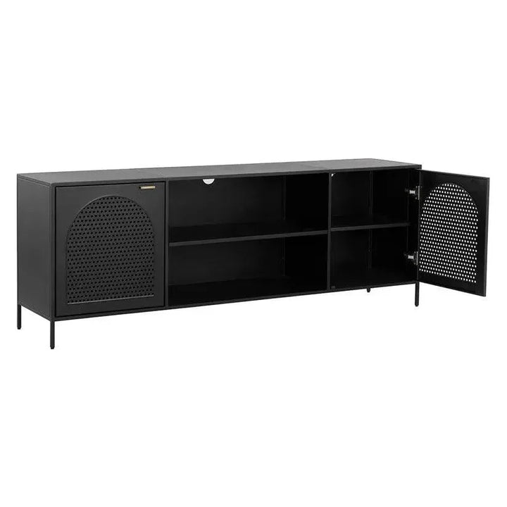 Aziza Media Console & Cabinet Brass Handles - LOOMLAN - SUNPAN - TV Stands & Media Centers