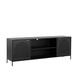 Aziza Media Console & Cabinet Brass Handles-TV Stands & Media Centers-SUNPAN-LOOMLAN