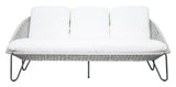 Azores 3 Piece Lounge Set - Coconut White Outdoor Sets-Outdoor Lounge Sets-Seasonal Living-LOOMLAN
