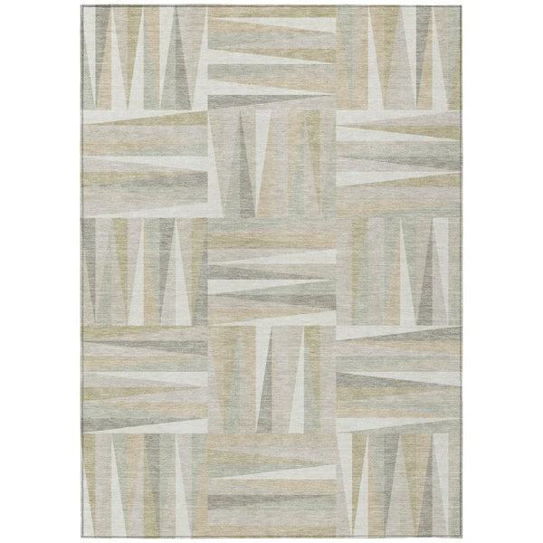 Azura Ivory Washable Indoor-Outdoor Rug-Outdoor Rugs-LOOMLAN Rugs-2'6" x 3'10"-LOOMLAN