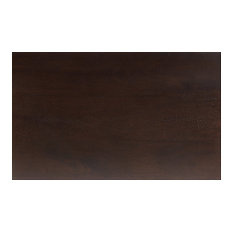 Denman Solid Mango Wood Dark Brown Dresser With 6 Drawers