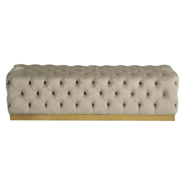 Babette Fabric Backless Bench - LOOMLAN - SUNPAN - Bedroom Benches