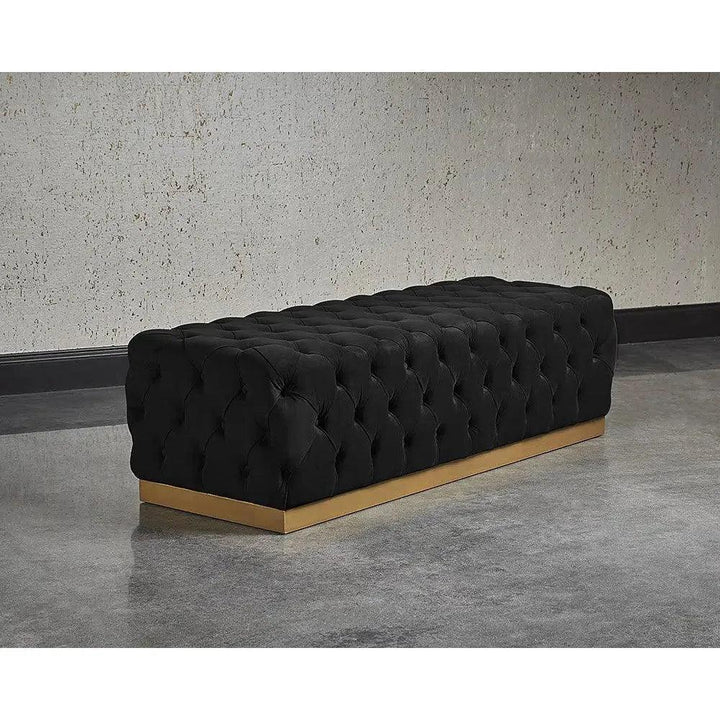 Babette Fabric Backless Bench - LOOMLAN - SUNPAN - Bedroom Benches