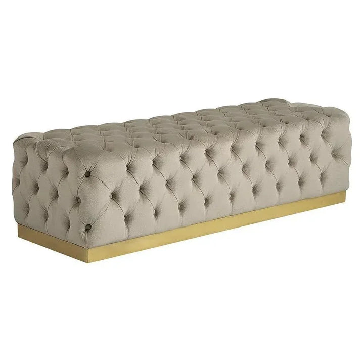 Babette Fabric Backless Bench - LOOMLAN - SUNPAN - Bedroom Benches