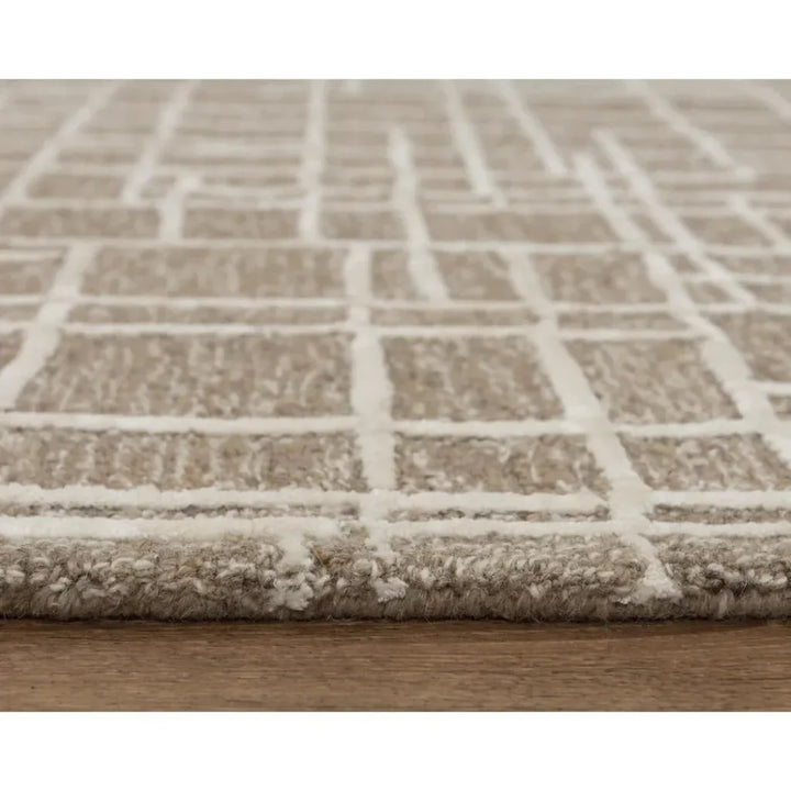 Baby Geometric Brown Area Rugs For Living Room - LOOMLAN - LOOMLAN - Area Rugs