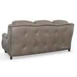 Williamsburg Grey Leather Couch Benchmade In the USA Sofas & Loveseats LOOMLAN By Uptown Sebastian