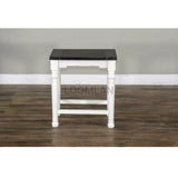 Backless Counter Height Chair Wood Seat Counter Stools LOOMLAN By Sunny D