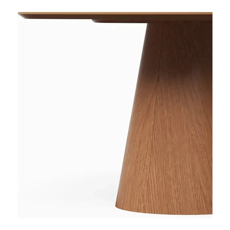 Bahia Wooden Geometric Modern Dining Table