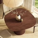 Bahia Wooden Geometric Modern Dining Table