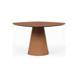 Bahia Wooden Geometric Modern Dining Table