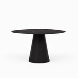 Bahia Wooden Geometric Modern Dining Table