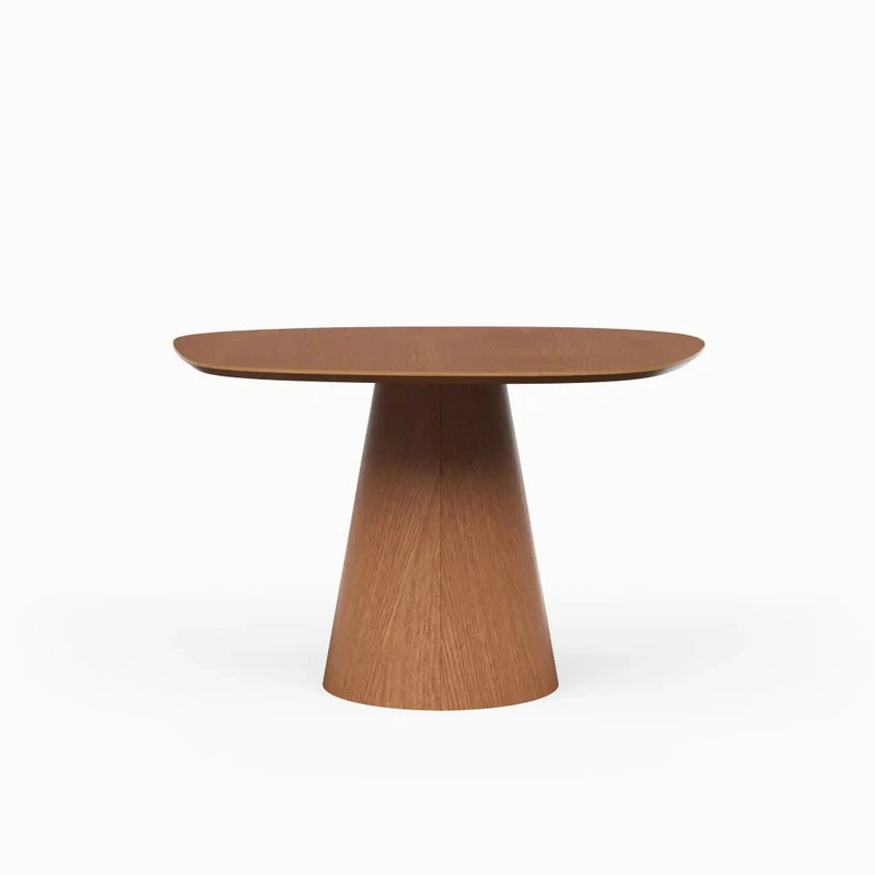 Bahia Wooden Geometric Modern Dining Table