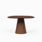 Bahia Wooden Geometric Modern Dining Table