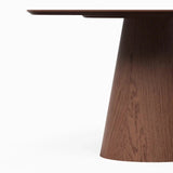 Bahia Wooden Geometric Modern Dining Table