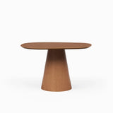 Bahia Wooden Geometric Modern Dining Table