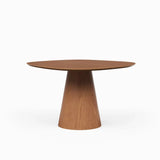 Bahia Wooden Geometric Modern Dining Table