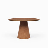 Bahia Wooden Geometric Modern Dining Table