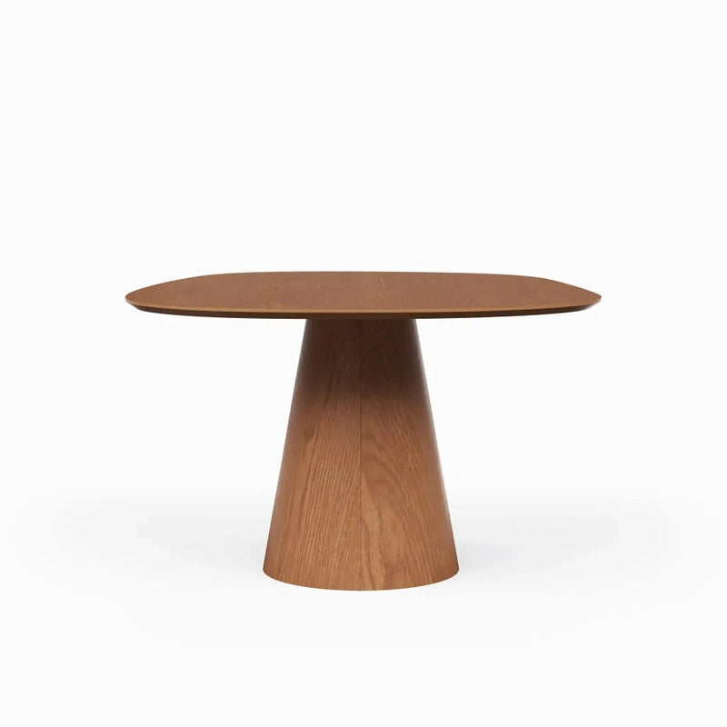 Bahia Wooden Geometric Modern Dining Table