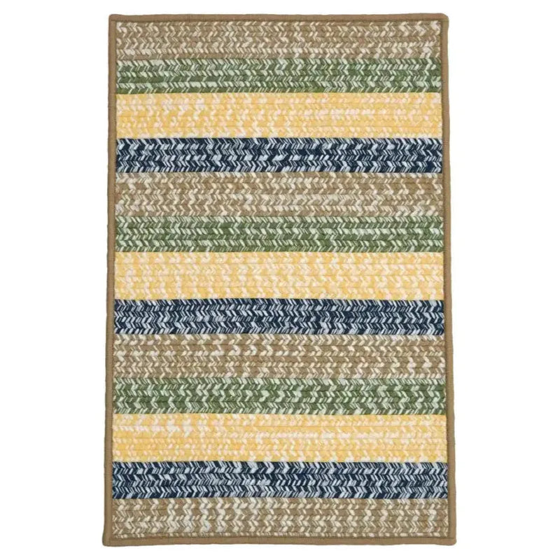 Baily Tweed Stripe Outdoor Rugs-Outdoor Rugs-Colonial Mills-Daybreak-2' x 3'-LOOMLAN